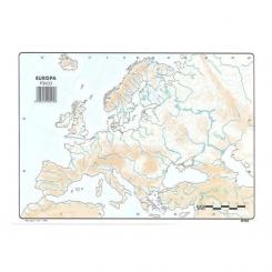 Makro Paper Mapa Mudo Europa Fisico
