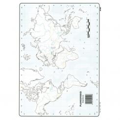 Makro Paper Mapa Mudo Planisferio Politico