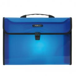 Maletin Plus A4 Pp Broche Trasl.Azul
