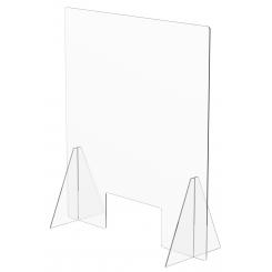 Mampara protección sobremesa Archivo 2000  ventana metacrilato transparente  680 x 750 mm