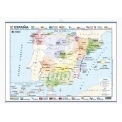 Mapa Edigol Mini-Mural 50X35 Cm Politico España