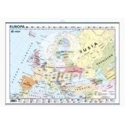 Mapa Edigol Mini-Mural 50X35 Cm Politico Europa