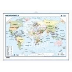 Mapa Edigol Mini-Mural 50X35 Cm Politico Mundo