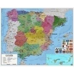 Mapa Erik Mural 40X50 Cm  España
