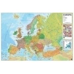 Mapa Erik Mural 61X91,5 Cm Fisico/Politico Europa