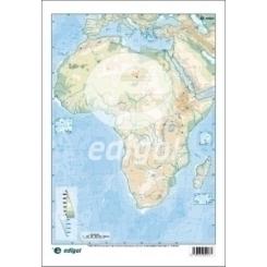 Mapa Mudo Edigol Color Fisico Africa