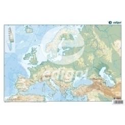 Mapa Mudo Edigol Color Fisico Europa