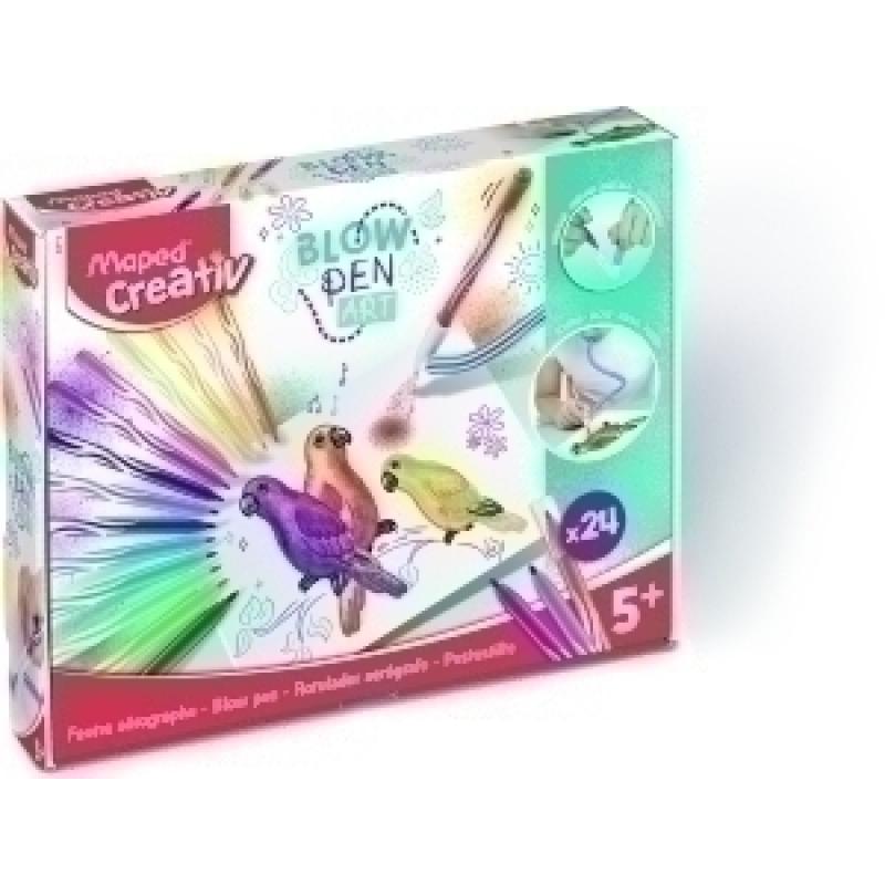 maped-creative-mi-primer-kit-de-manualidades-blowpen-art-24-rotuladores