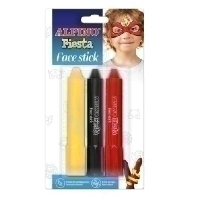 maquillaje-alpino-fiesta-face-stick-barra-de-5-gr-blister-de-3-surtido-amarillo-negro-rojo
