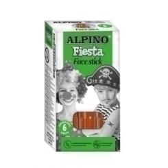 Maquillaje Alpino Fiesta Face Stick Barra De 5 Gr. Marron