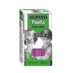 Maquillaje Alpino Fiesta Face Stick Barra De 5 Gr. Violeta
