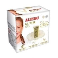 Maquillaje Alpino Glitter Metalico Oro Estuche De 6