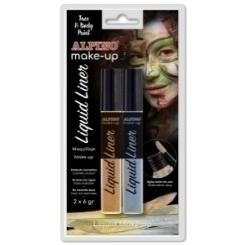 Maquillaje Alpino Make-Up Liquid Liner 6 Gr. Oro&Plata Blister De 2