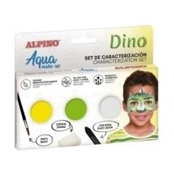 Maquillaje Alpino Make-Up Polvera Aqua Set De Caracterizacion Dino