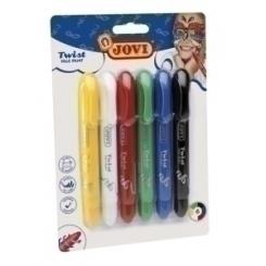 Maquillaje Jovi Barra Twist Make De 5,5 G Blister De 6  Surtido