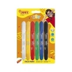 Maquillaje Jovi Barra Twist Make De 5,5 G Blister De 6  Surtido