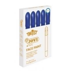 Maquillaje Jovi Barra Twist Make De 5,5 G Caja De 5 Azul