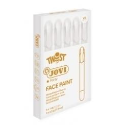 Maquillaje Jovi Barra Twist Make De 5,5 G Caja De 5 Blanco