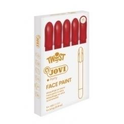Maquillaje Jovi Barra Twist Make De 5,5 G Caja De 5 Rojo
