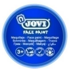 Maquillaje Jovi Crema Face Paint Bote De 8 Ml Caja De 6 Azul Oscuro