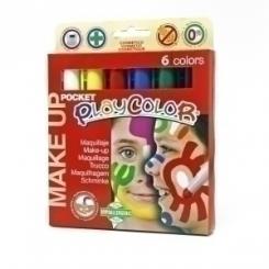 Maquillaje Playcolor Make Up Basic Pocket De  5 G Caja De 6 Unidades Surtido