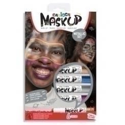Maquill.CARIOCA Barra Metallic Set De 6
