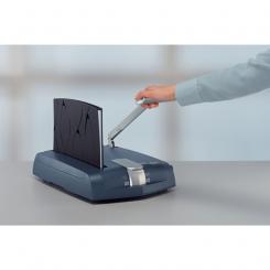 LEITZ Máquina de encuadernar ImpresBIND 140, azul/plata
