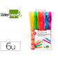 marcador-de-cera-gel-liderpapel-fluorescente-estuche-6-colores-surtidos