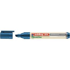 Edding 29 Marcador EcoLine para pizarras blancas punta biselada. Trazo de 1 - 5 mm. Color azul
