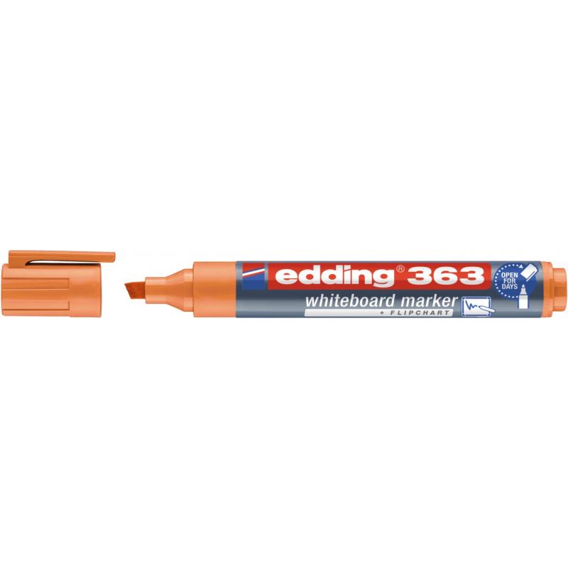 marcador-edding-363-punta-biselada-naranja