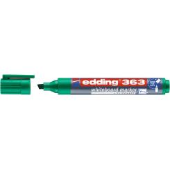 Edding 363 Marcador para pizarras blancas con punta biselada. Trazo: 1,5 mm. Color verde