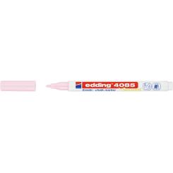 Edding 4085 Marcador de tiza líquida para vidrio y superficie no porosa. Con punta redonda.Trazo: 1-2 mm. Color rosa pastel