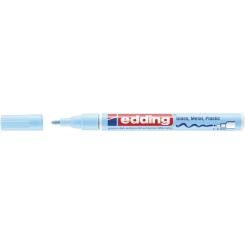 Edding 751 Marcador con tinta opaca brillante, punta redonda. Trazo: 1-2 mm. Color azul pastel