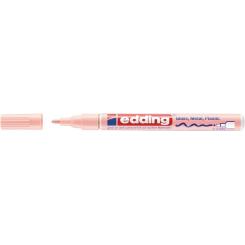Edding 751 Marcador con tinta opaca brillante, punta redonda. Trazo: 1-2 mm. Color rosa pastel