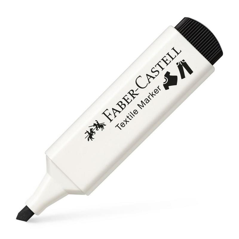 Marcador FABER-CASTELL Ropa Textile Negro