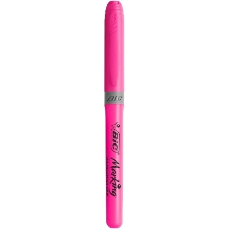 Marcador Fluor Bic Highlighter Grip Rosa