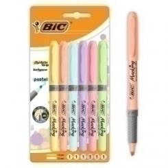 Marcador Fluor BIC  Highlighter Pastel Blister De 6