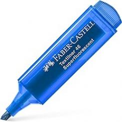Marcador Fluor FABER-CASTELL Textliner 1546 Azul