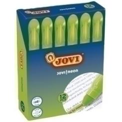 Marcador Fluor Gel Jovi Caja De 12 Verde