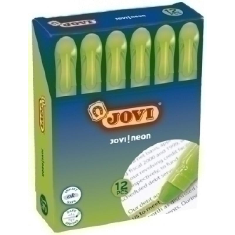 marcador-fluor-gel-jovi-caja-de-12-verde