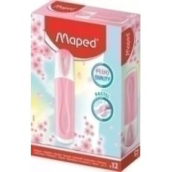 Marcador Fluor Maped Fluo Peps Classic Pastel Rosa
