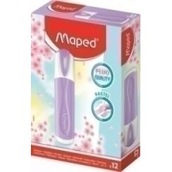 Marcador Fluor Maped Fluo Peps Classic Pastel Violeta