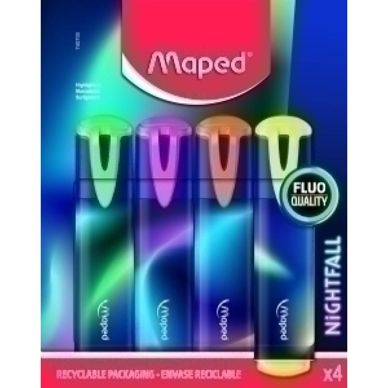 marcador-fluor-maped-nightfall-pack-de-4