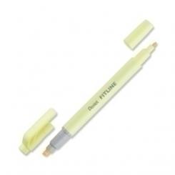 Marcador Fluor Pentel Doble Punta Amarillo Pastel