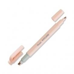 Marcador Fluor Pentel Doble Punta Naranja Pastel