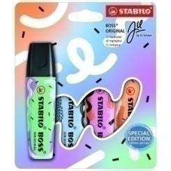 Marcador Fluor Stabilo Boss 70 By Ju Schnee Pastel Estuche De 4
