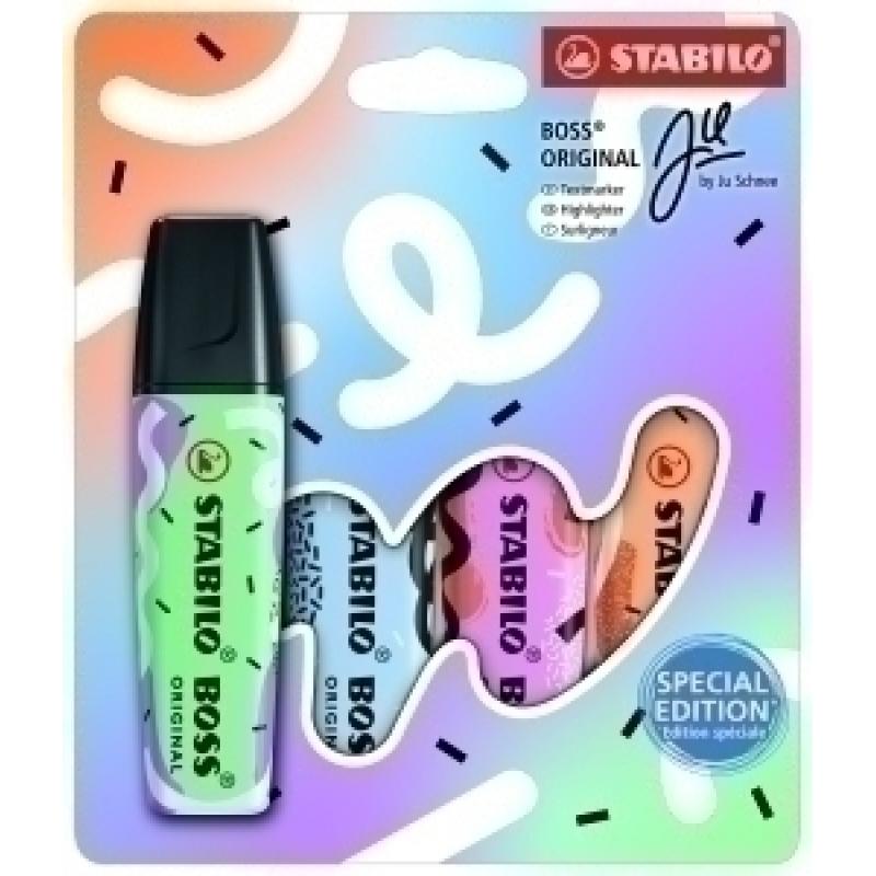 marcador-fluor-stabilo-boss-70-by-ju-schnee-pastel-estuche-de-4