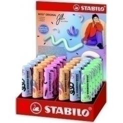 Marcador Fluor Stabilo Boss 70 By Ju Schnee Pastel Expositor De 30