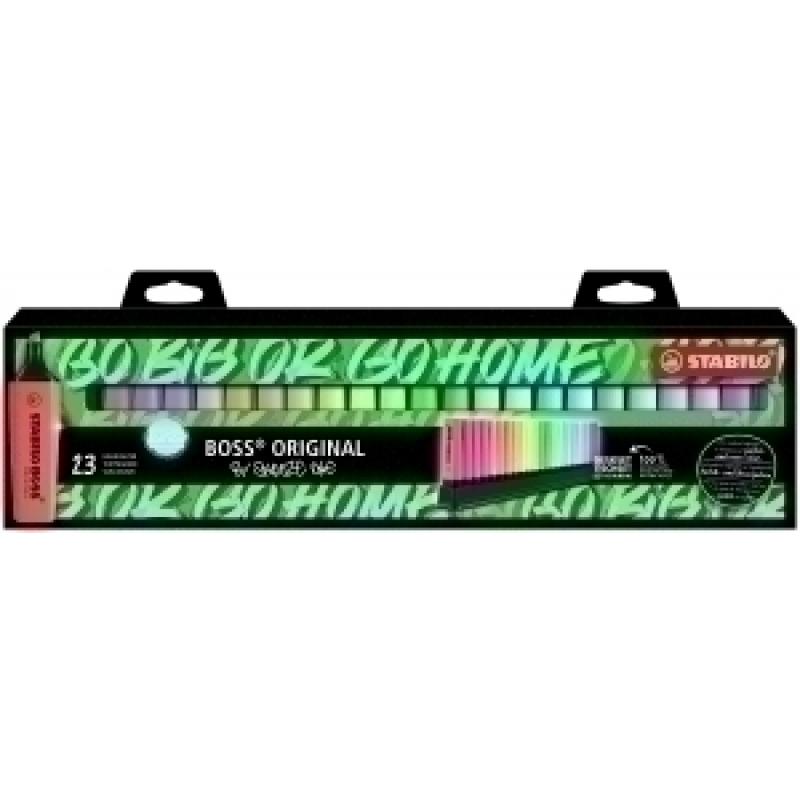 marcador-fluor-stabilo-boss-70-fluo-pastel-set-mesa-snooze-one-edition-de-23-9-fluor-14-pastel