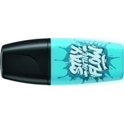 Marcador Fluor Stabilo Boss Mini 07 By Snooze One  Azul  Stay In The Flow
